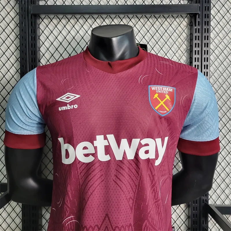 West Ham United 2023/24 Home Jersey Player Version