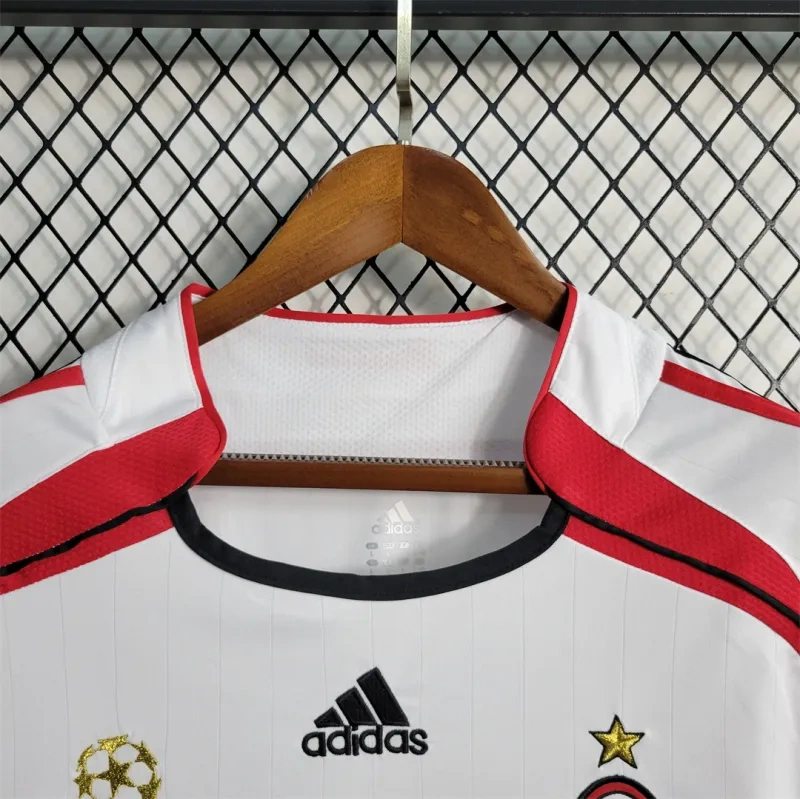 06-07 AC Milan UCL Final Retro Jersey Away Long Sleeve