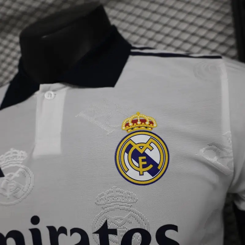 2025-26 Real Madrid Men's Polo Shirt White