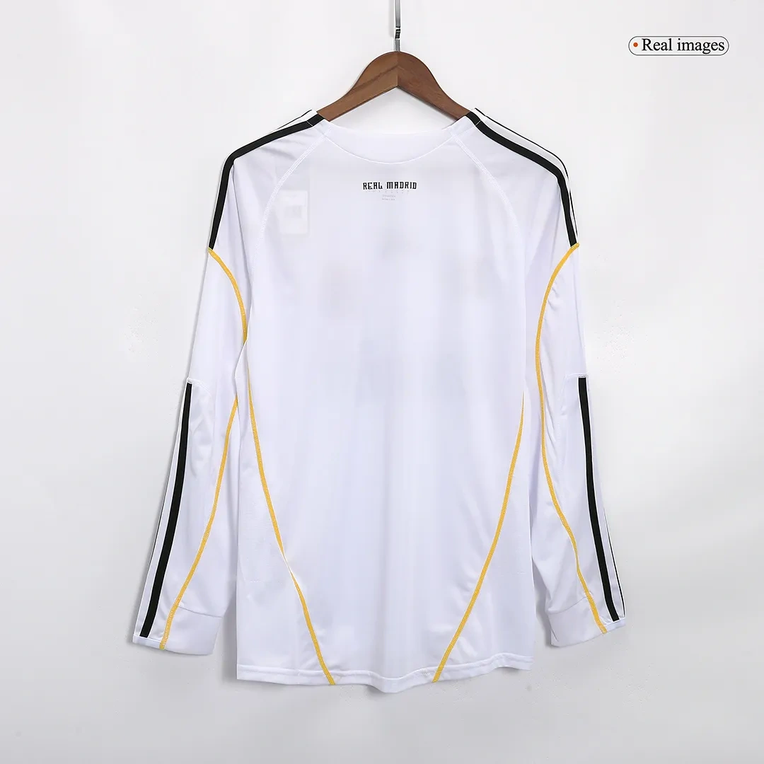 2009/10 Real Madrid Retro Home Long Sleeve Jersey