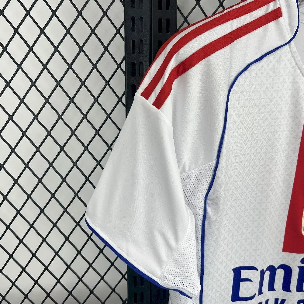 2025-26 olympique Lyonnais Home Football jersey Fan version