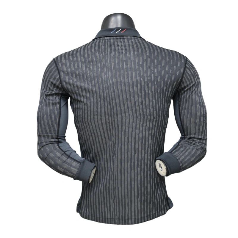 PSG 2025-26 4th Away Long sleeved Football jersey Player version
