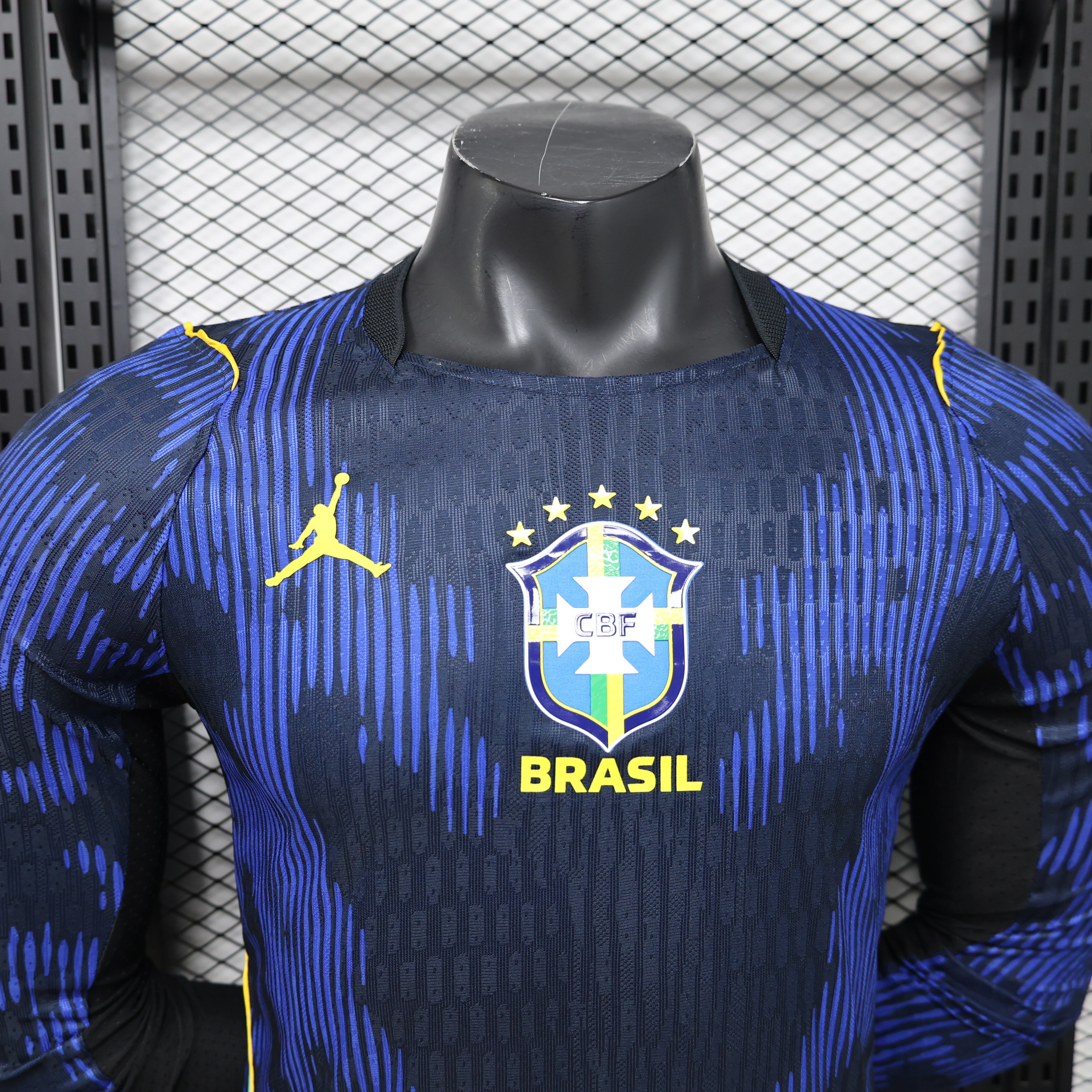 Brazil World Cup 2026 Away Long Sleeve Kit & Jersey Player Version