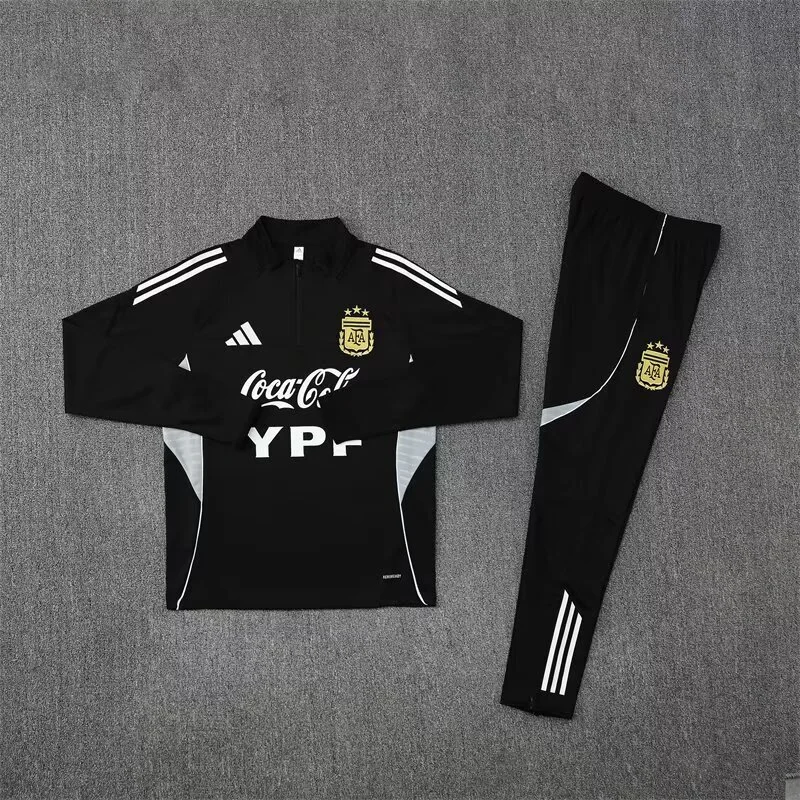 25-26 Argentina Blue Training Kits Long Football Track suits