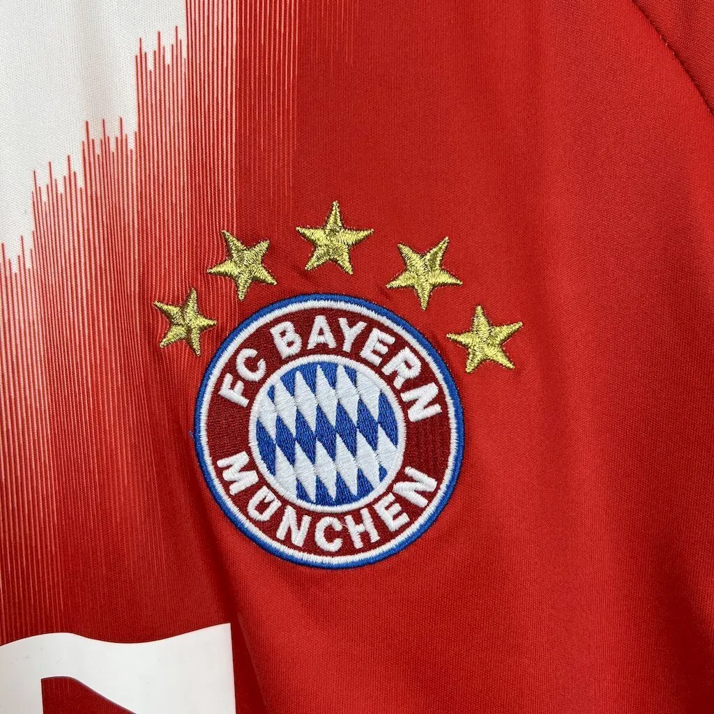 Bayern Munich Long Sleeve Home Football Shirt 2025-26-Fan version