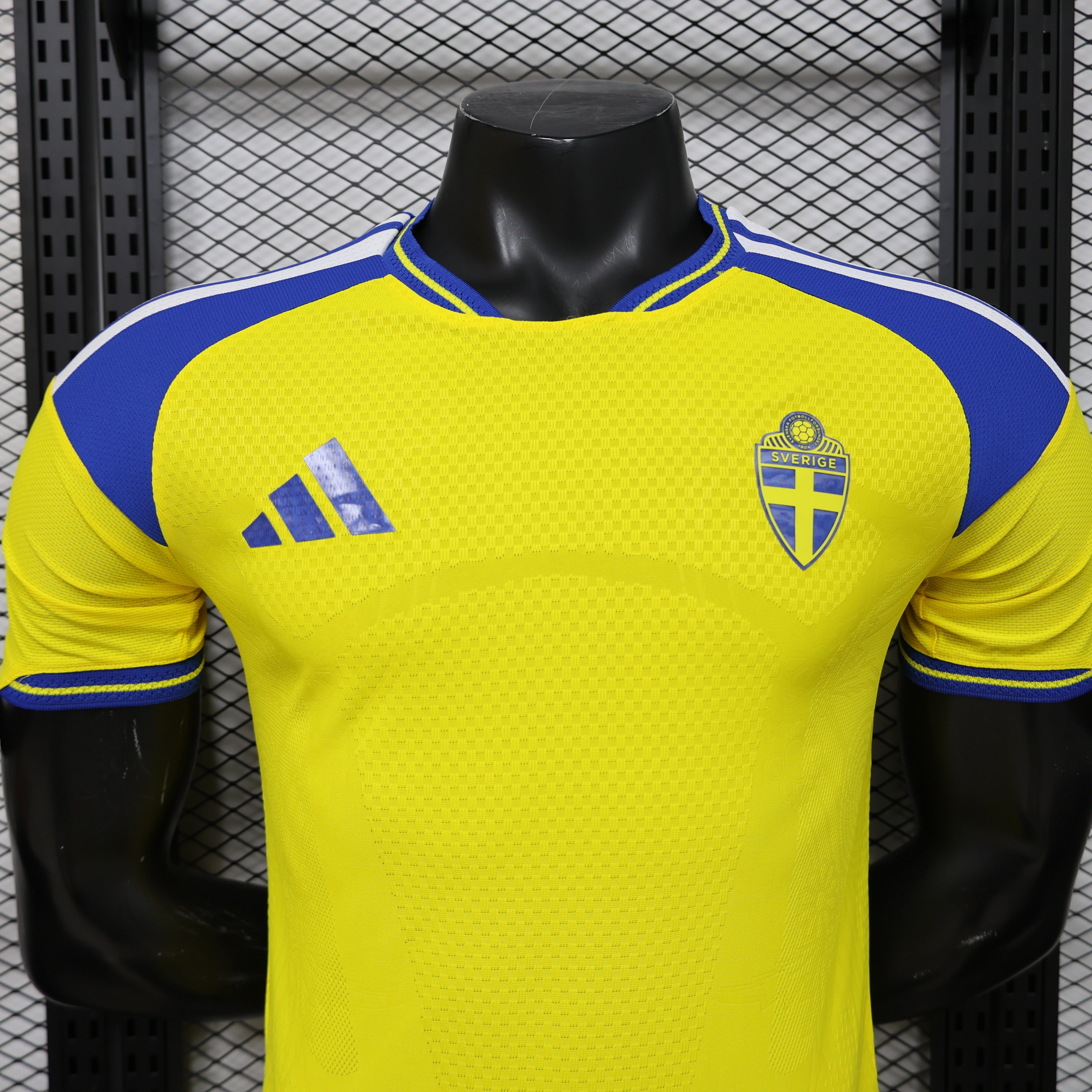 Sweden World Cup 2026 Home Short Sleeve Kit & Jersey Player Version