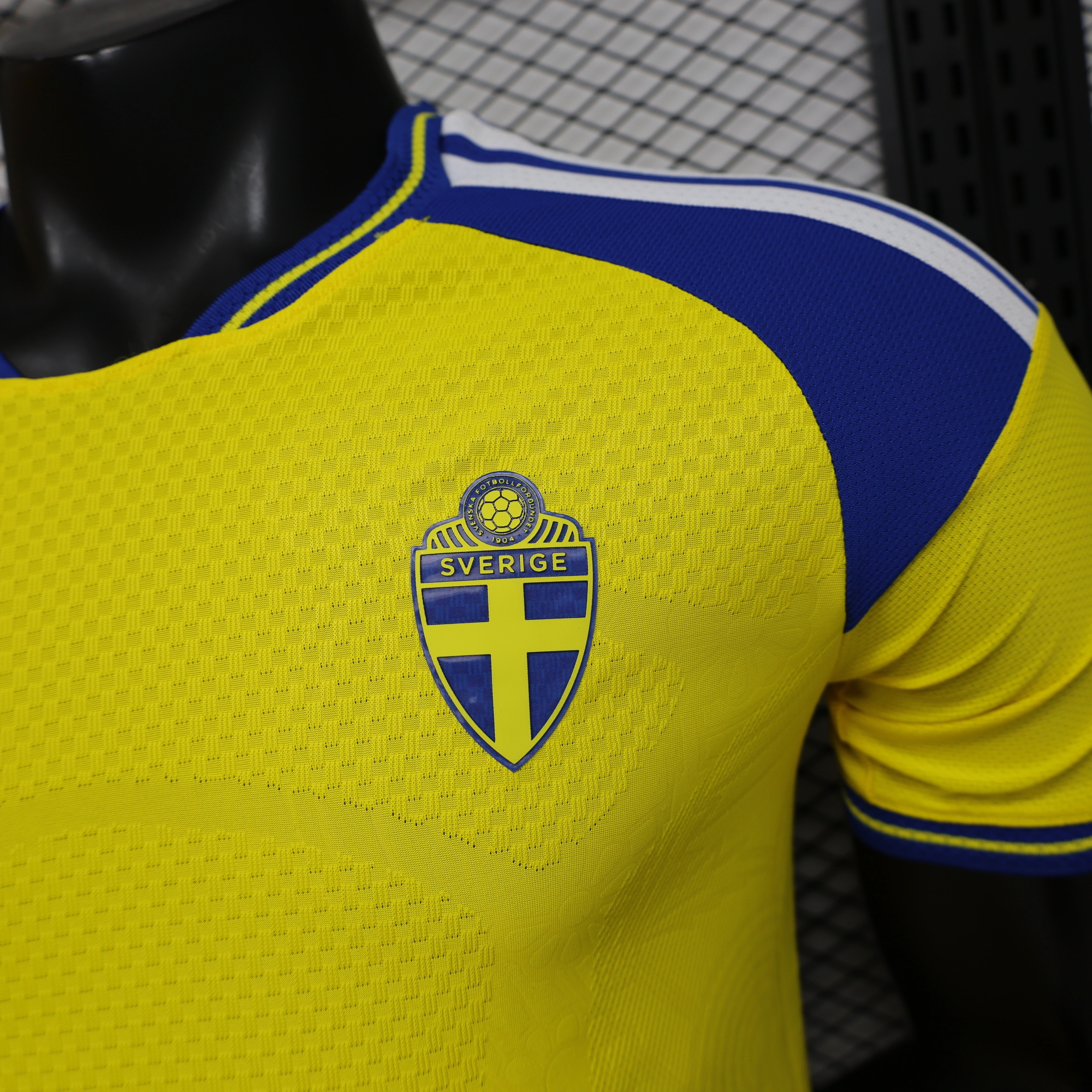 Sweden World Cup 2026 Home Short Sleeve Kit & Jersey Player Version