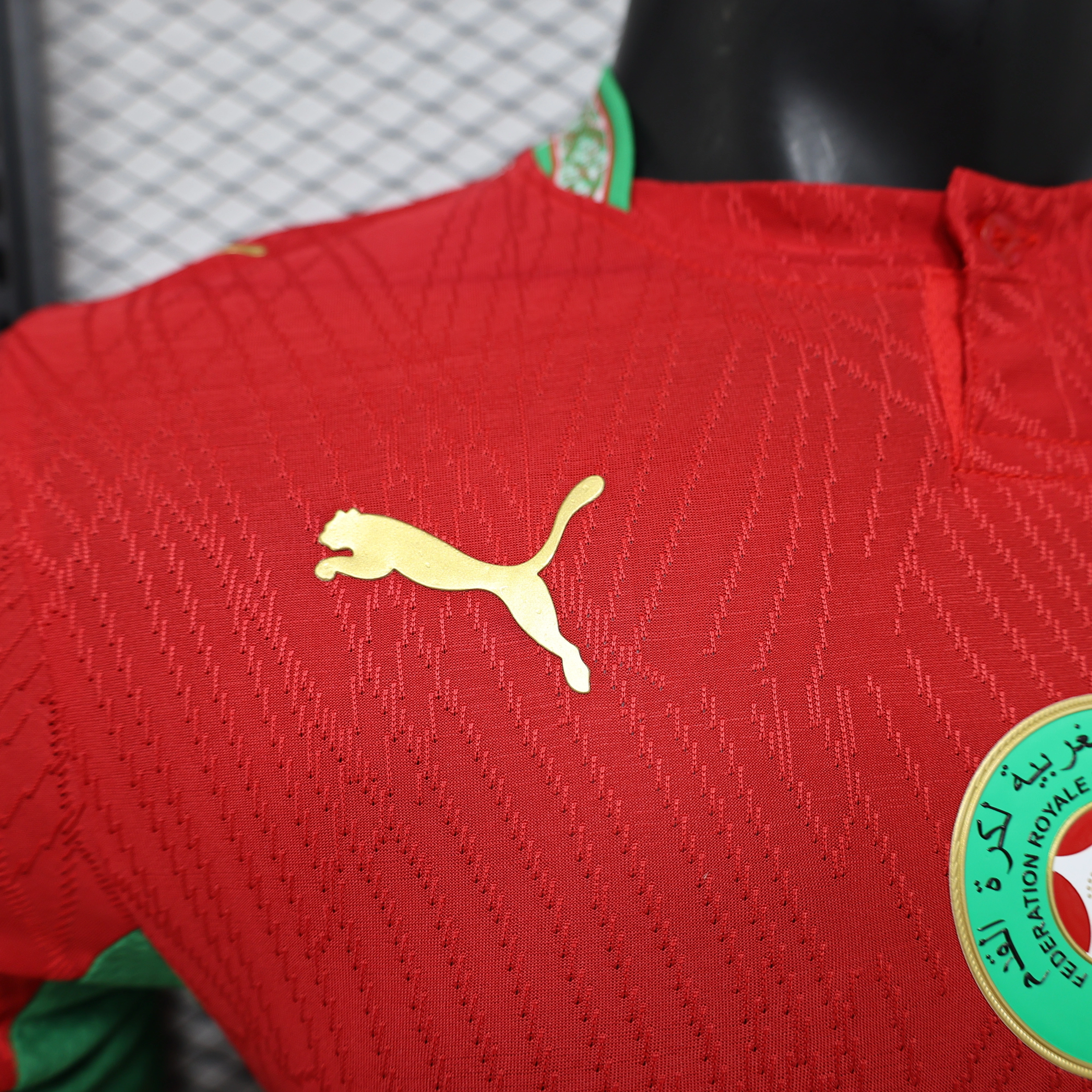 Morocco World Cup 2026 Home Short Sleeve Kit & Jersey Player Version