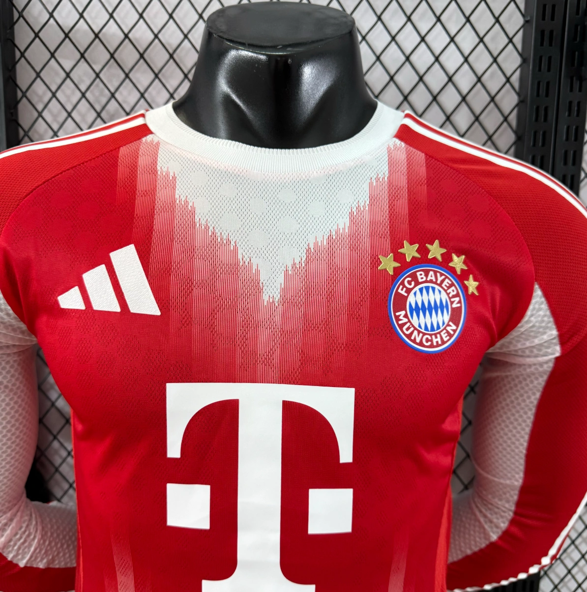 Bayern Munich Long Sleeve Jersey Home Football Shirt 2025-26-Player version