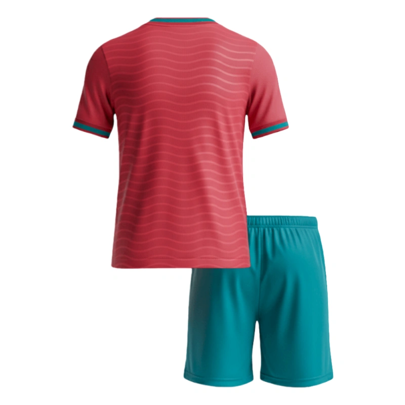 2026 Portugal World cup Home Kids Soccer Shirt Kit jersey+Shorts